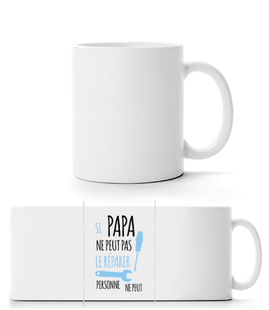 Si Papa Ne Peut Pas Le Réparer · Mug panorama