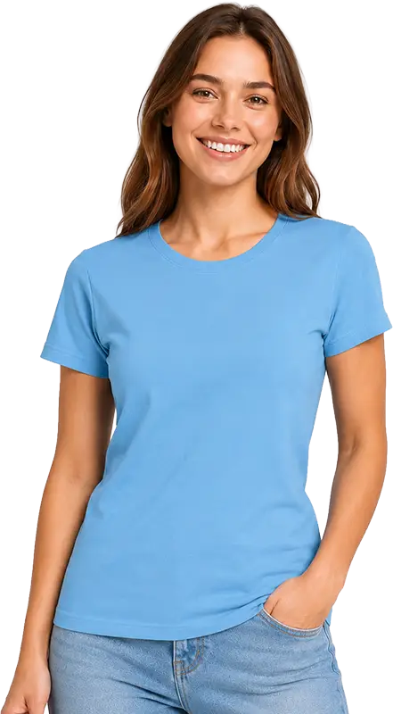T-shirt femme B&C – Vue de face