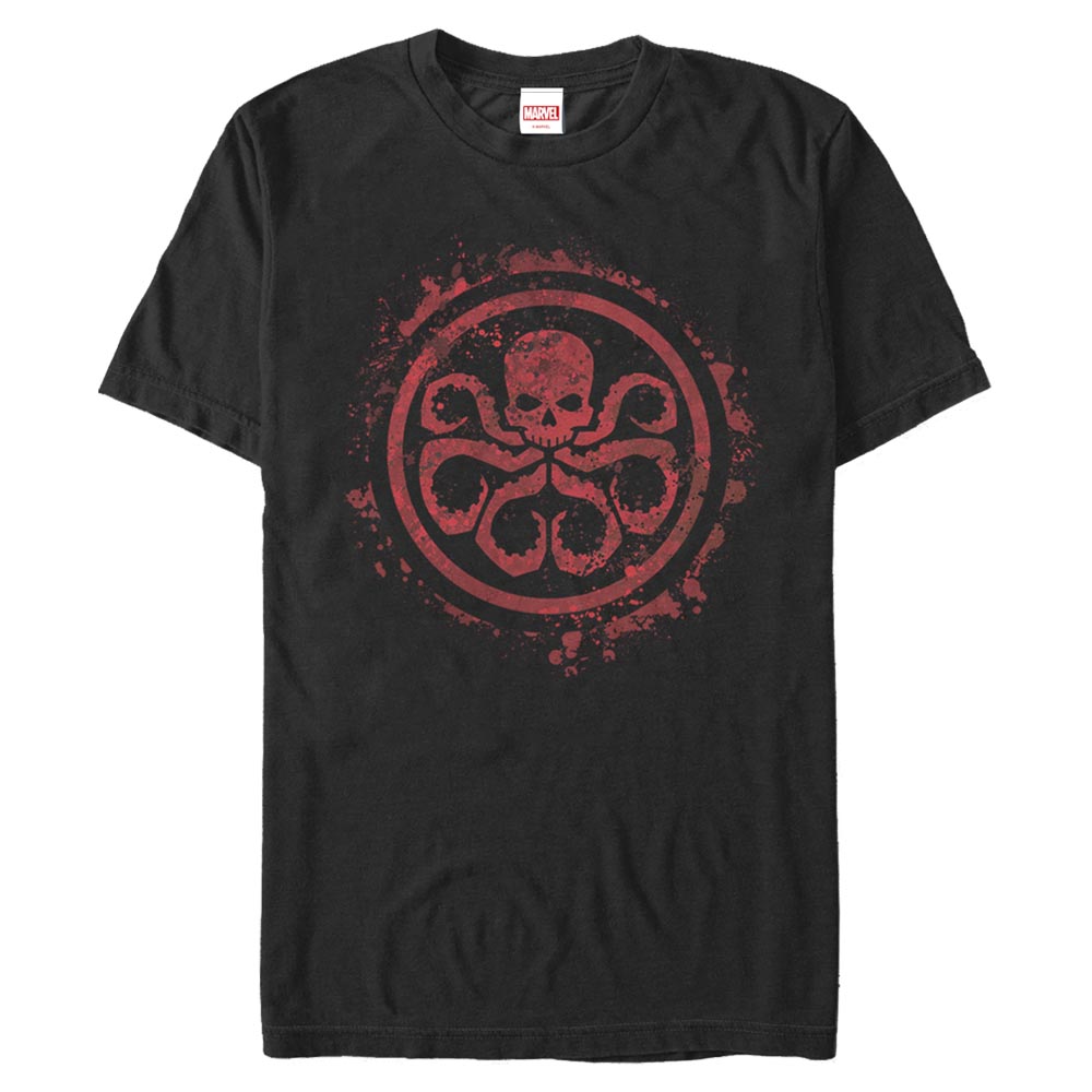 Aperçu: Marvel - Avengers - Hydra Splatter Icon - Homme T-shirt - Noir - Devant