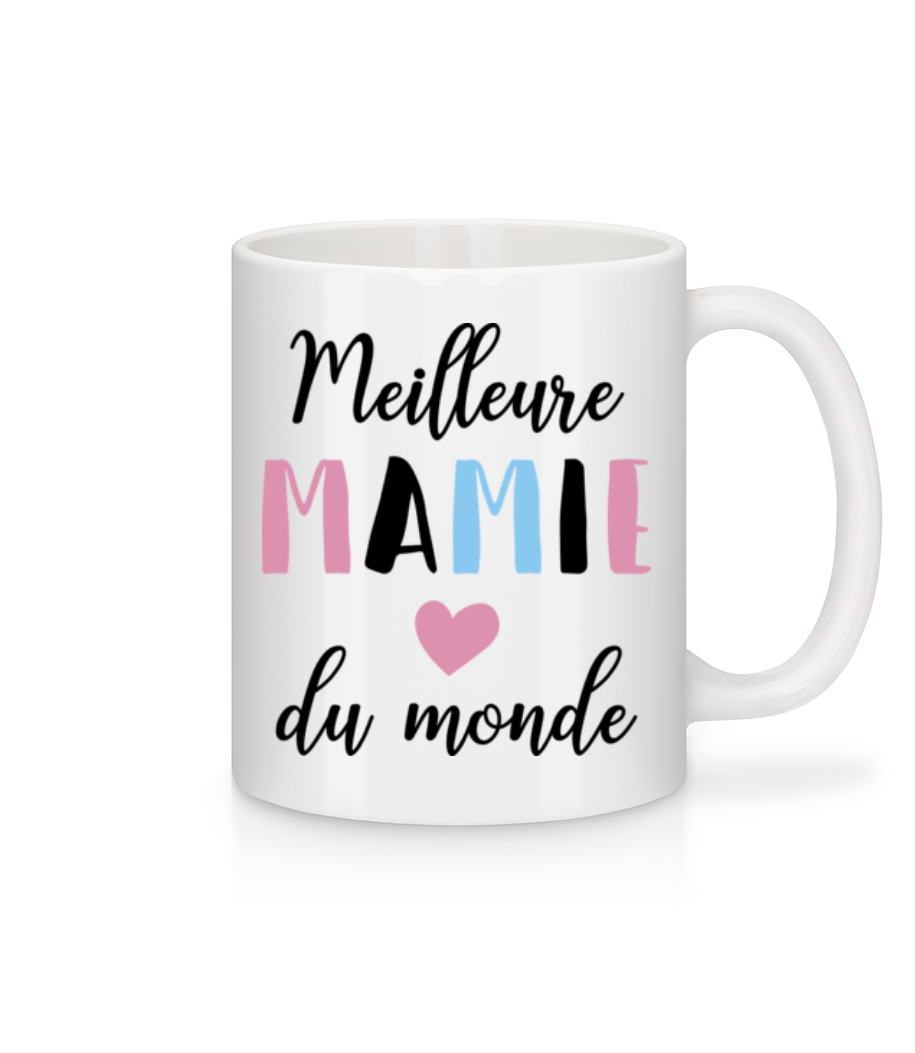 Meilleure Mamie Du Monde · Mug en céramique blanc
