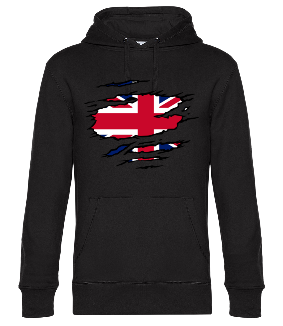 Drapeau Déchiré Grande-Bretagne · Sweat à capuche standard homme