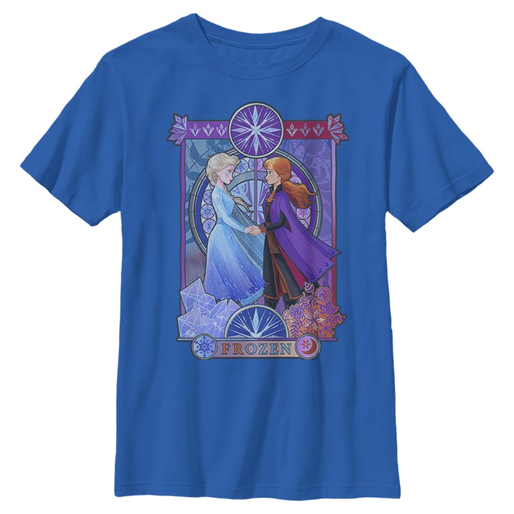 Disney - La Reine des neiges - Elsa & Anna Frozen Nouveau - Enfant T-shirt