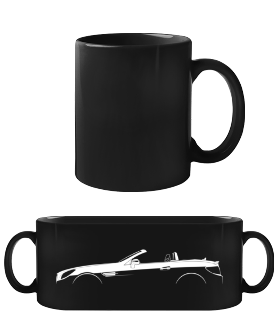 'Mercedes-Benz SLK AMG R172' Silhouette · Tasse Noire