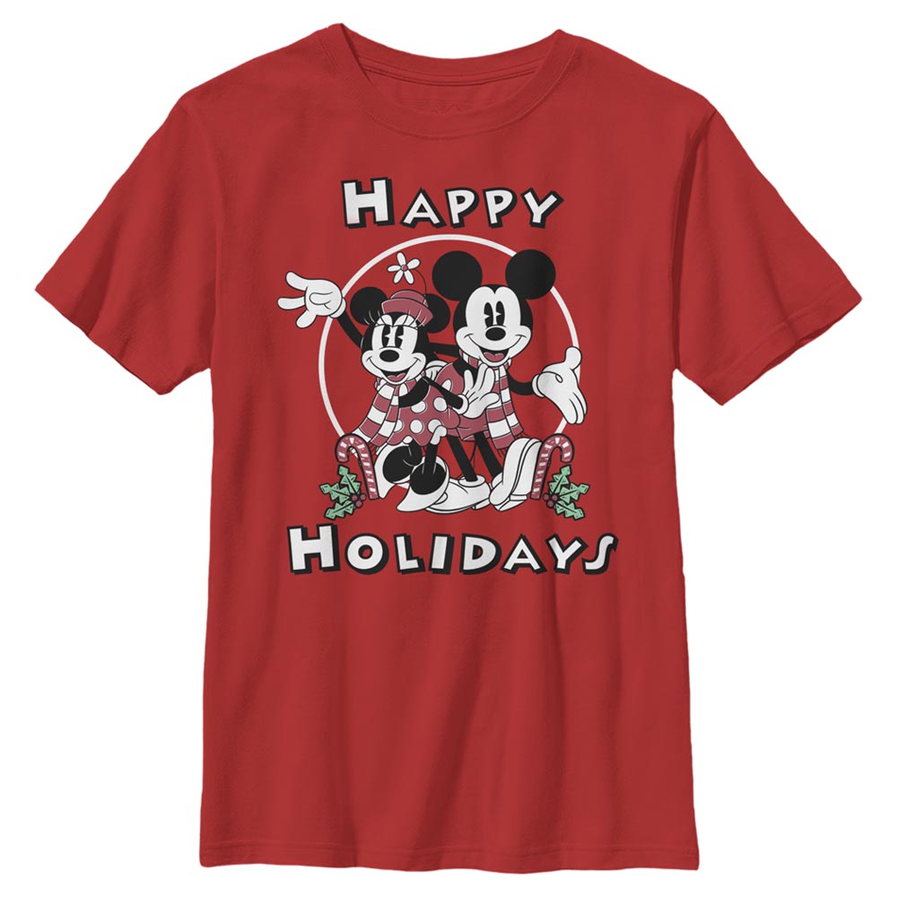 Disney Classics - Mickey Mouse - Mickey et Minnie Holiday - Christmas - Enfant T-shirt