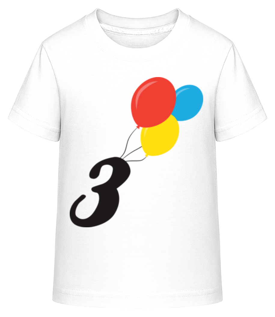 Anniversaire 3 Ballons · T-shirt shirtinator Enfant