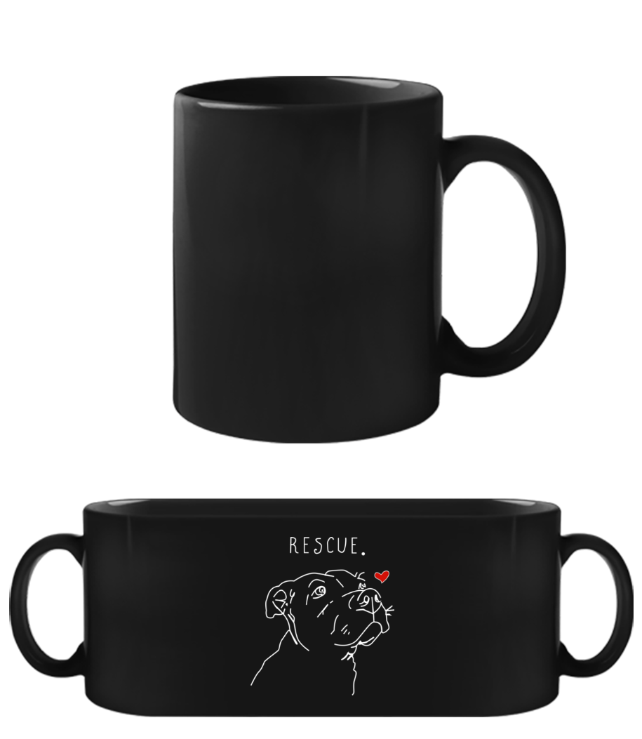 Rescue Dog · Tasse Noire