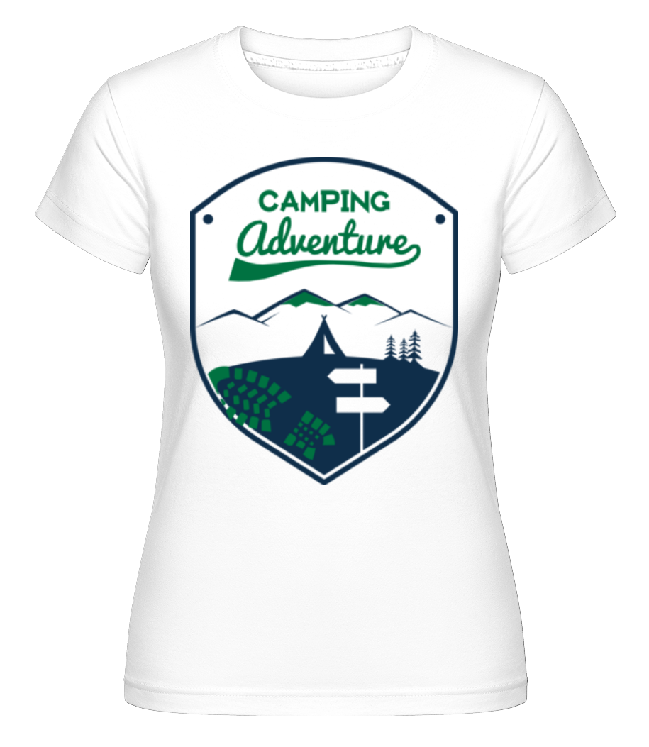 Camping Adventure Icon ·  T-shirt Shirtinator femme