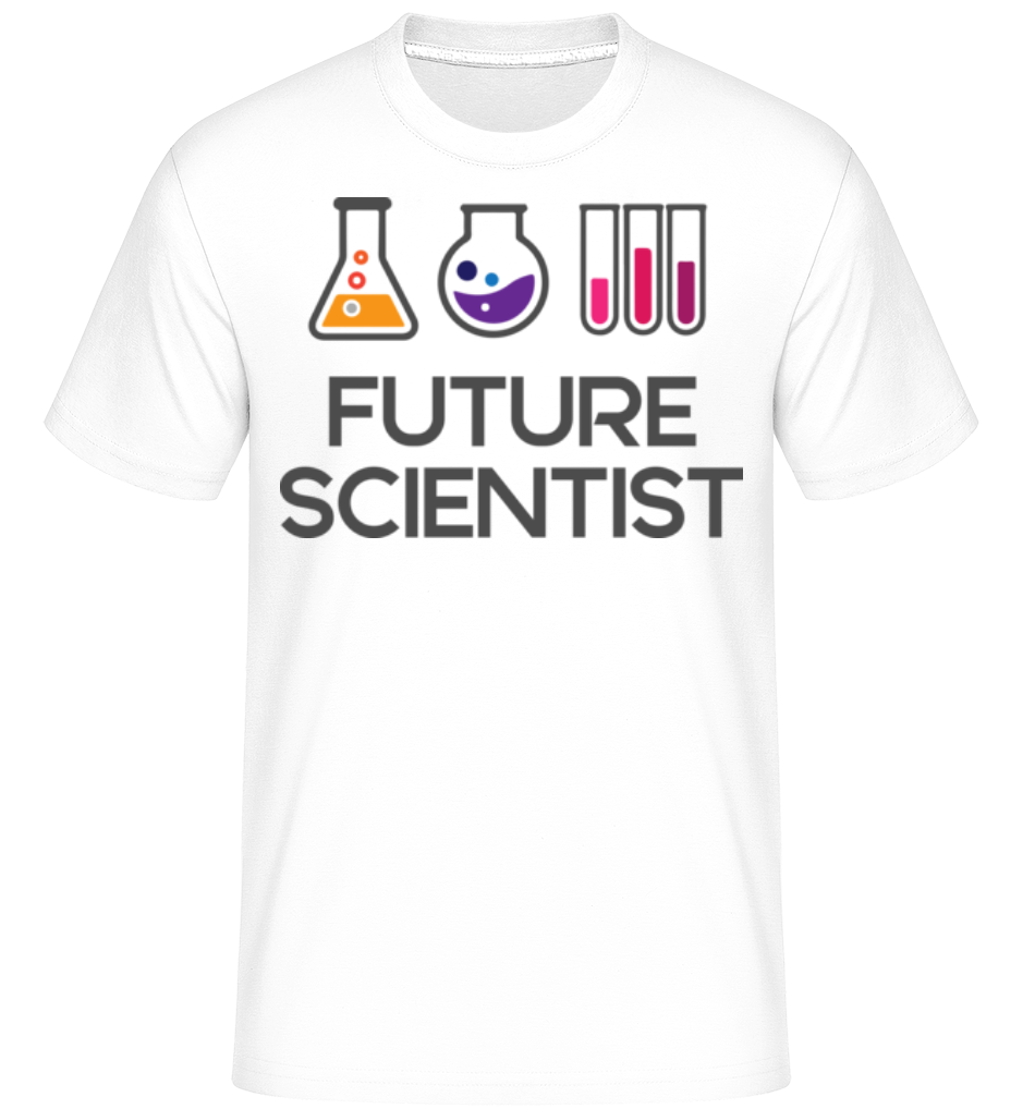Aperçu: Future Scientist -  T-Shirt Shirtinator homme - Blanc - Devant