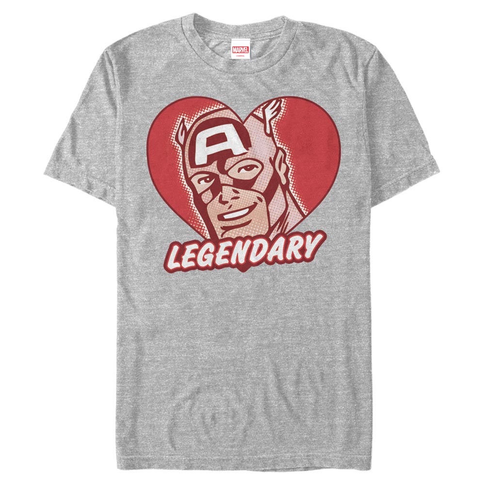Marvel - Avengers - Captain America Legends - Valentine's Day - Homme T-shirt