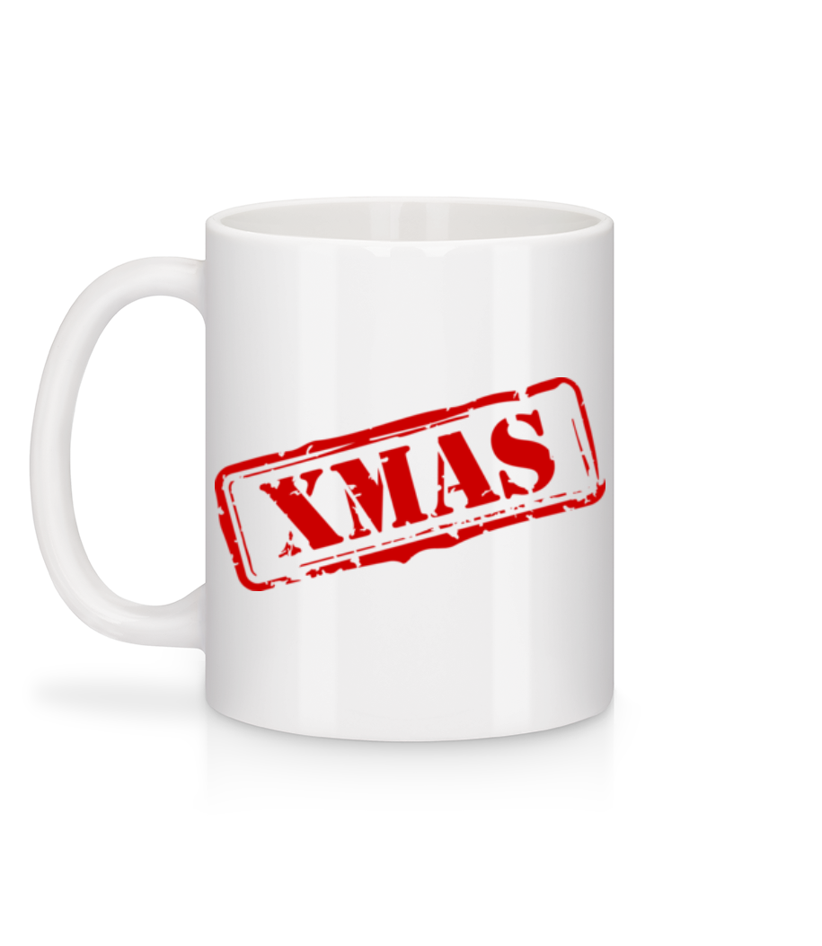 XMAS Logo - Mug en céramique blanc - Blanc - Derrière
