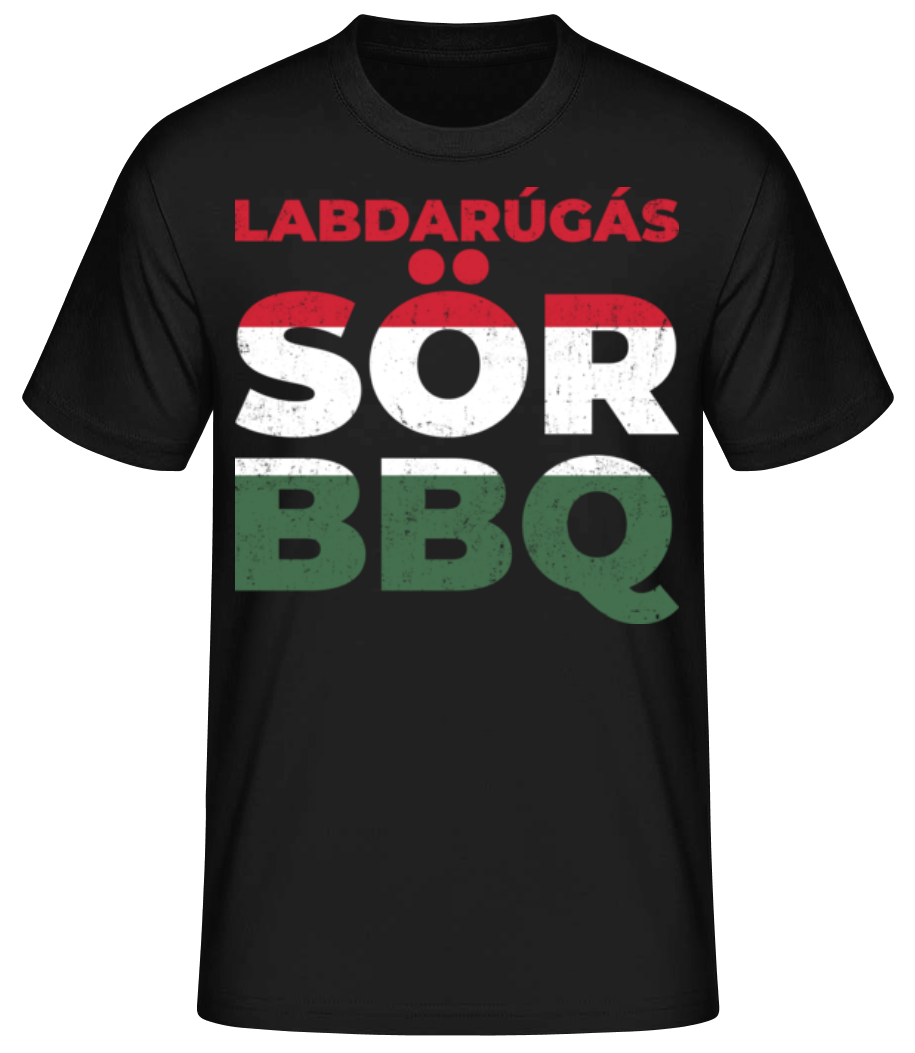 Labdarúgás Sör BBQ · T-shirt standard Homme