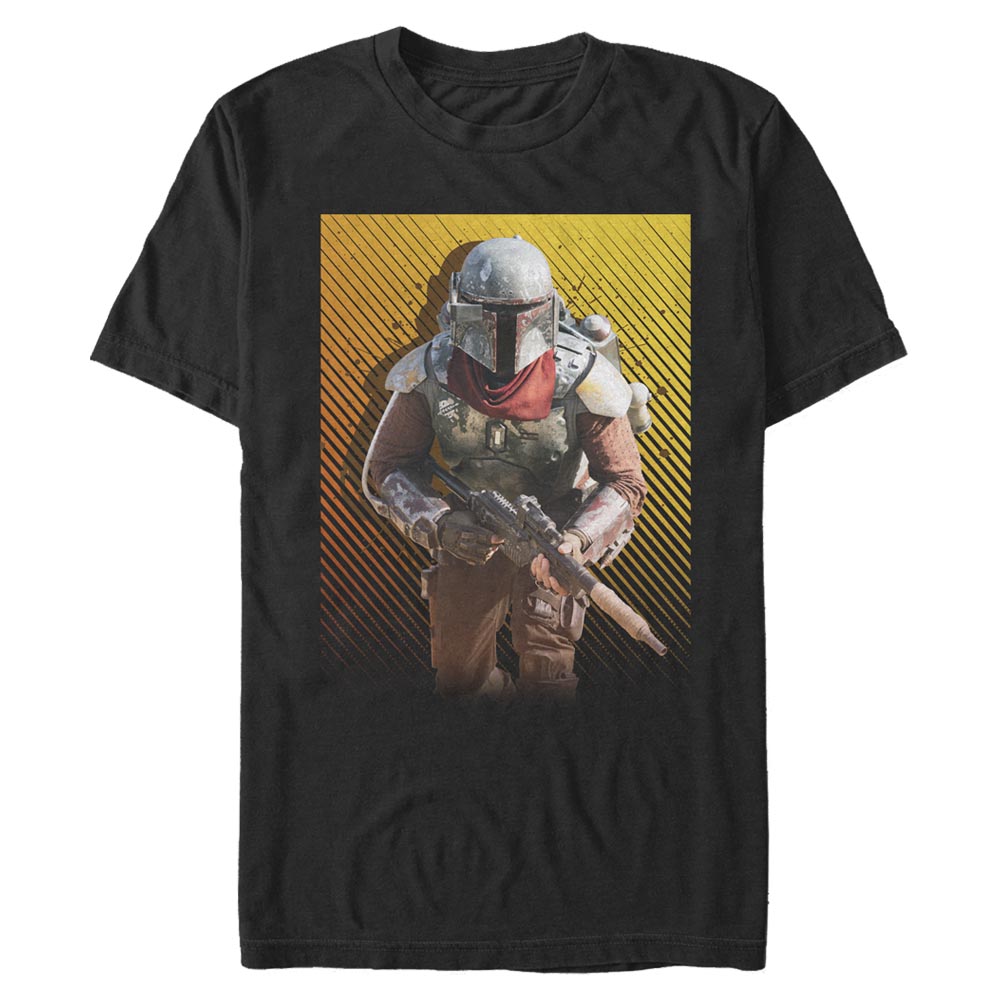 Aperçu: Star Wars - The Mandalorian - The Marshal Solo Marshal - Homme T-shirt - Noir - Devant