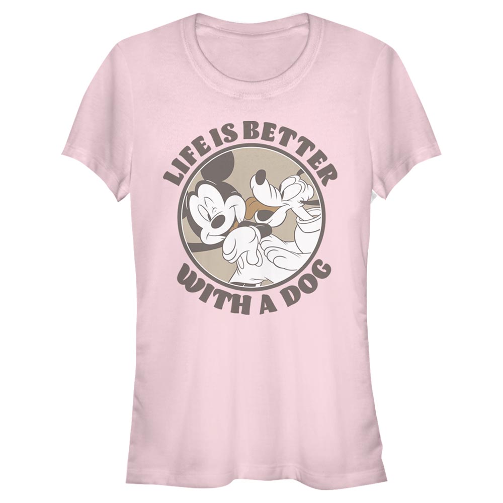 Disney Classics - Mickey Mouse - Mickey et Pluto Dog Life - Femme T-shirt