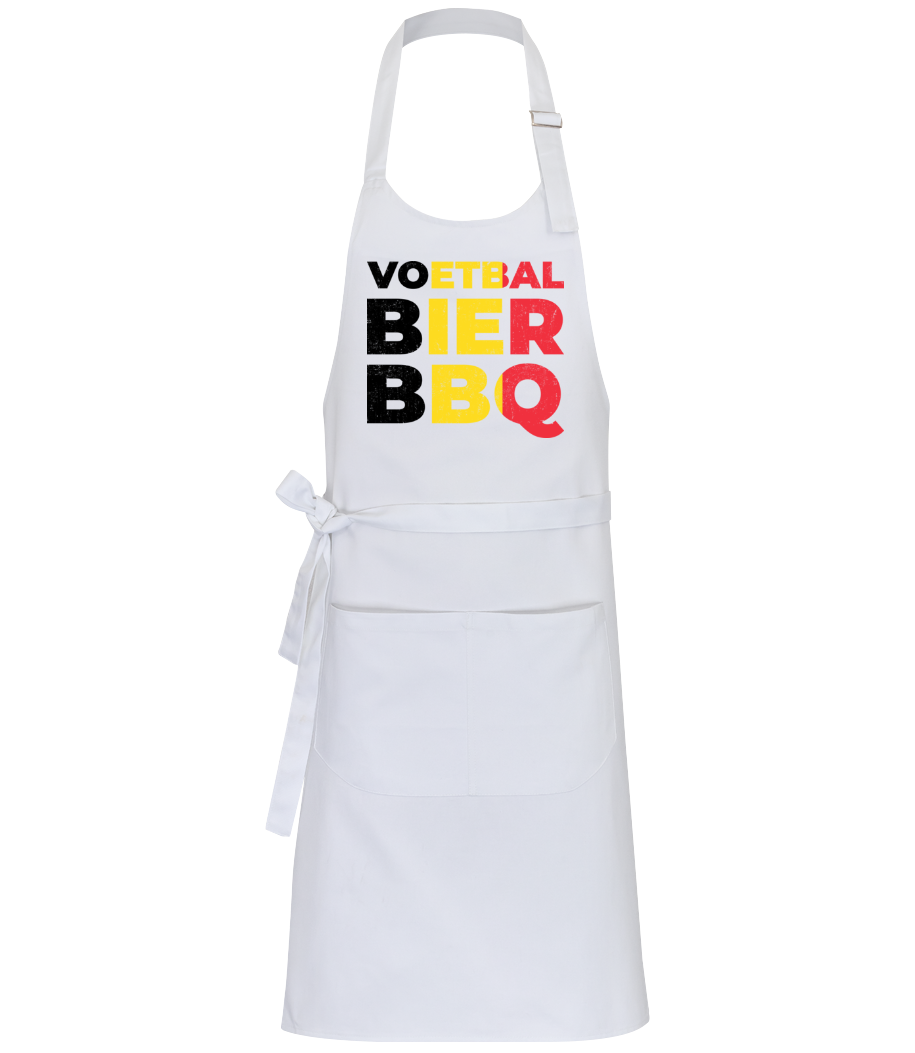 Voetbal Bier BBQ · Tablier professionnel