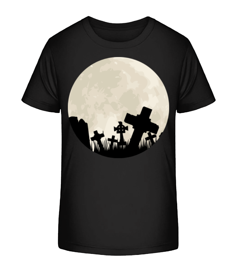 Gothic Scenery Circle - T-shirt bio Enfant Stanley Stella 2.0 - Noir - Devant
