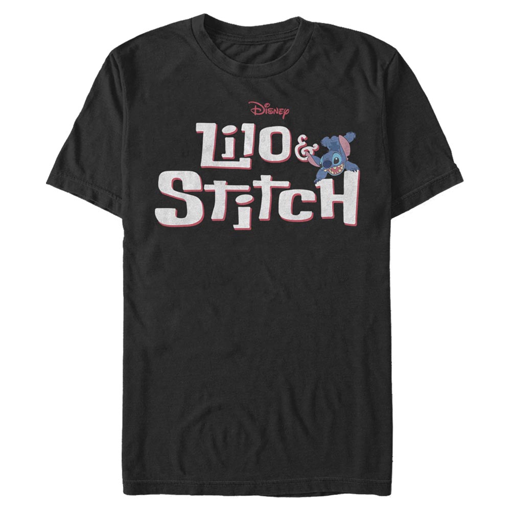 Disney Classics - Lilo & Stitch - Stitch with Logo - Homme T-shirt