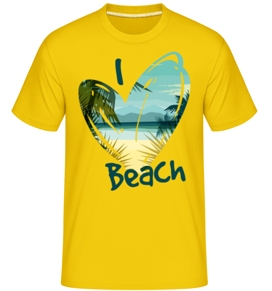 I Love Beach Heart ·  T-Shirt Shirtinator homme