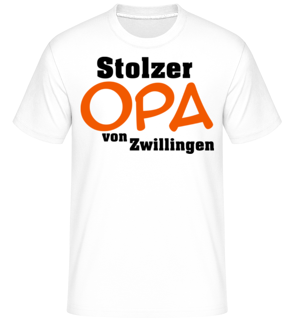 Stolzer Opa Von Zwillingen · Shirtinator Männer T-Shirt