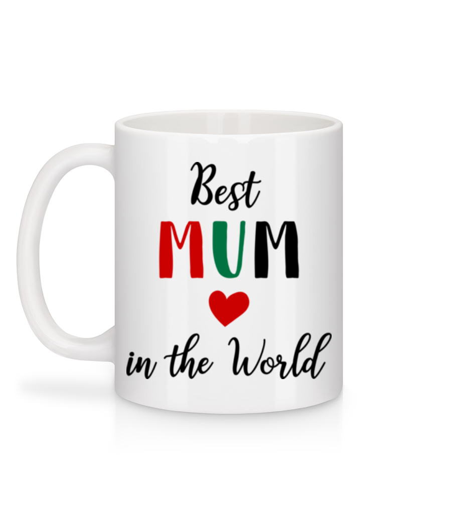 Best Mum In The World - Mug en céramique blanc - Blanc - Derrière