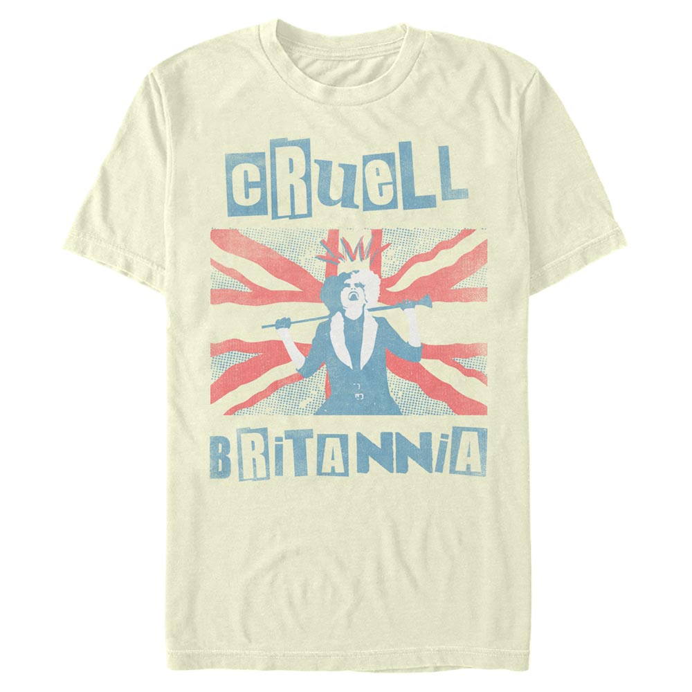 Disney Classics - Cruella - Cruella d'Enfer Cruell Britannia - Homme T-shirt