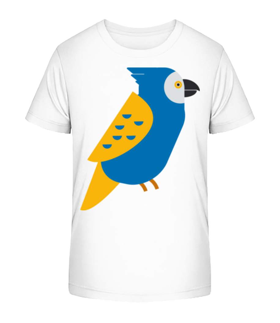 Image De Perroquet - T-shirt bio Enfant Stanley Stella 2.0 - Blanc - Devant