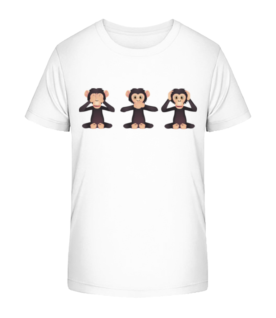 Sourd Sourd Muet Singe · T-shirt bio Enfant Stanley Stella 2.0