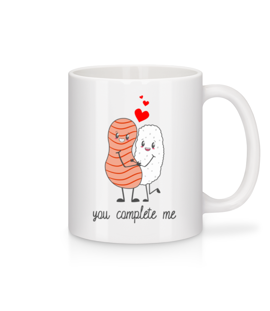 Vorschau: You Complete Me - Tasse - Weiß - Vorne