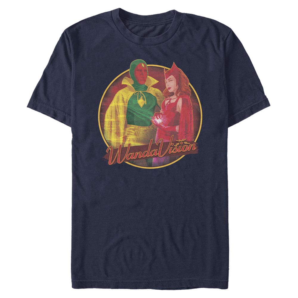 Marvel - WandaVision - Wanda & Vision Who Is This - Halloween - Homme T-shirt
