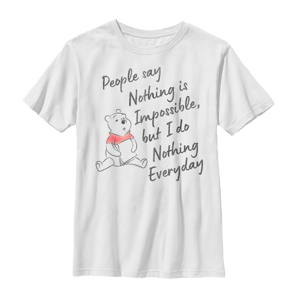 Disney - Winnie l'ourson - Winnie l'ourson Nothing Is Impossible - Enfant T-shirt
