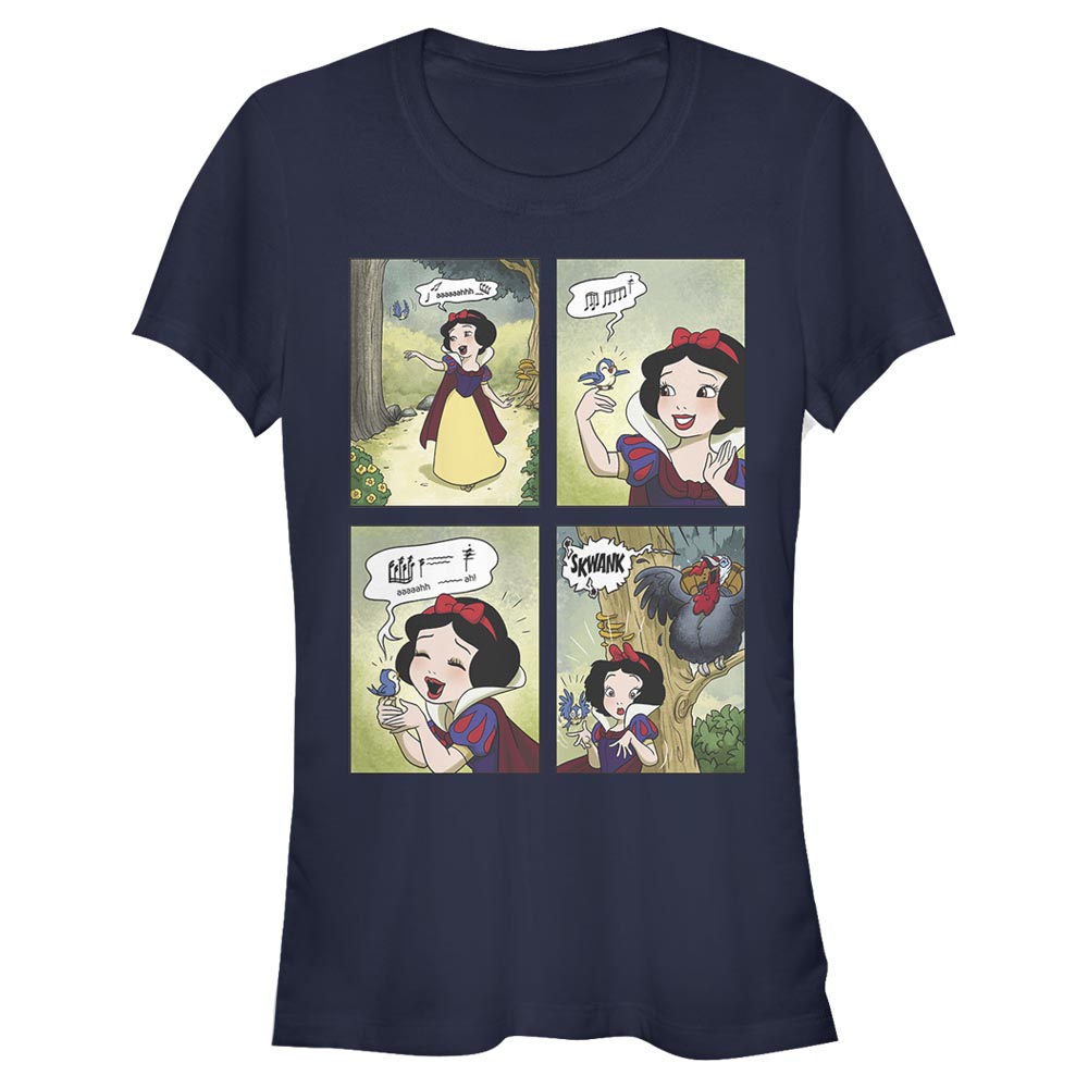 Disney - Blanche-Neige et les Sept Nains - Snow White Signing Snow - Femme T-shirt