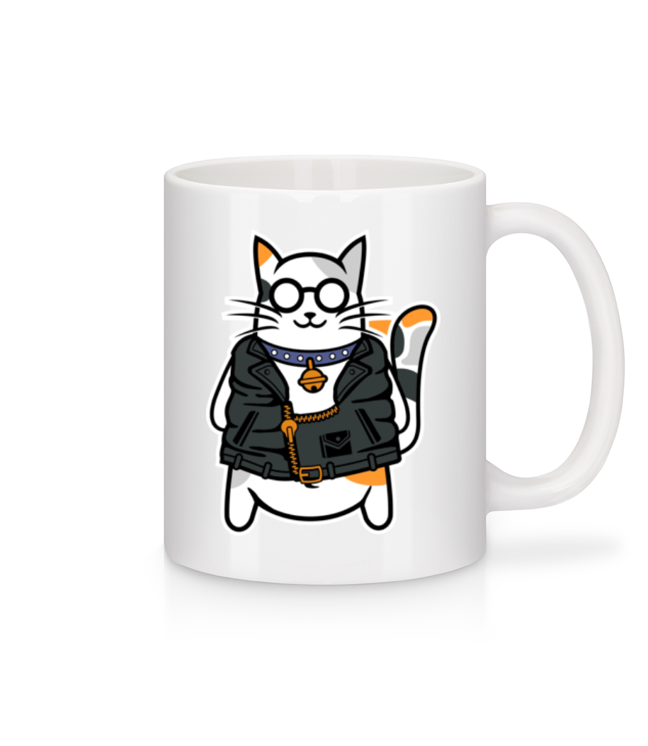 Cool Cat · Mug en céramique blanc