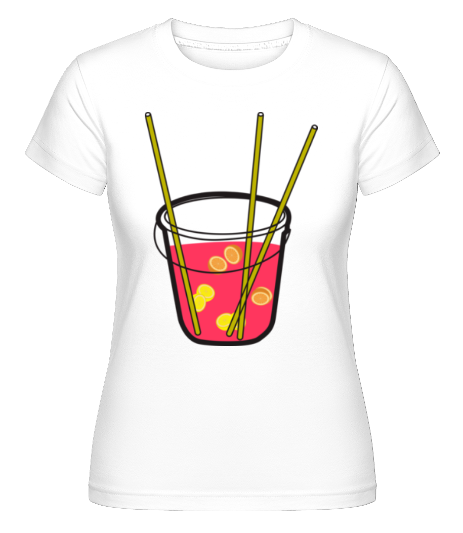 Aperçu: Sangria -  T-shirt Shirtinator femme - Blanc - Devant