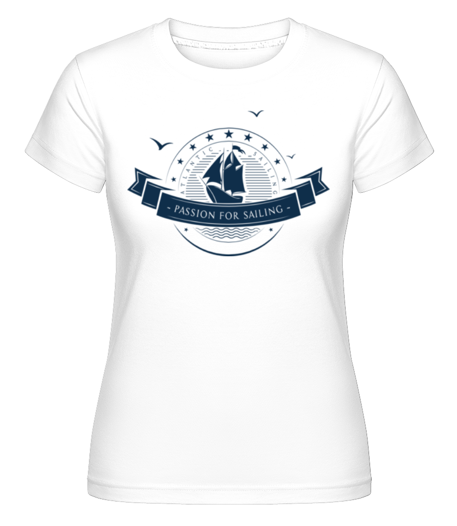 Passion For Sailing Logo ·  T-shirt Shirtinator femme
