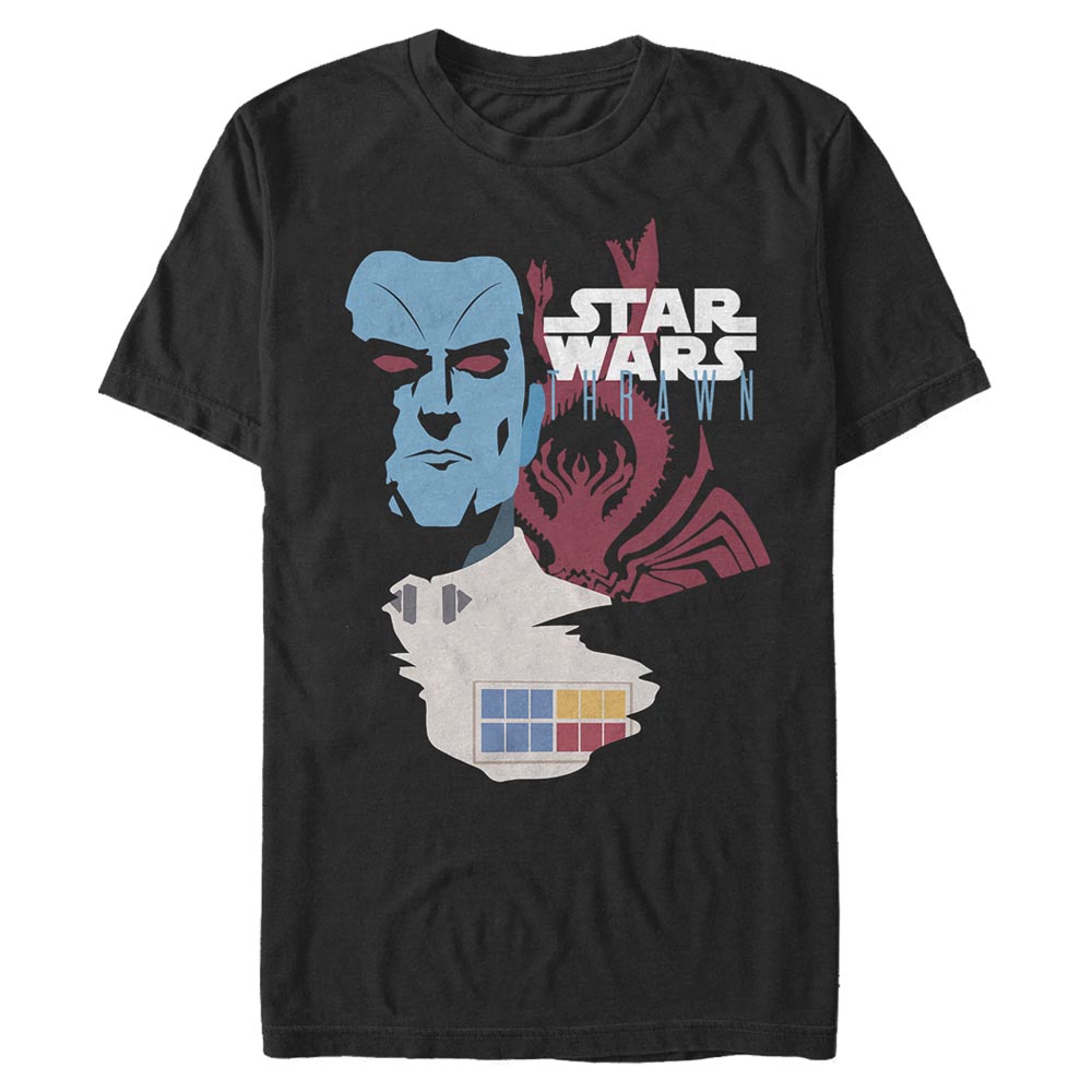 Aperçu: Star Wars - Thrawn General - Homme T-shirt - Noir - Devant