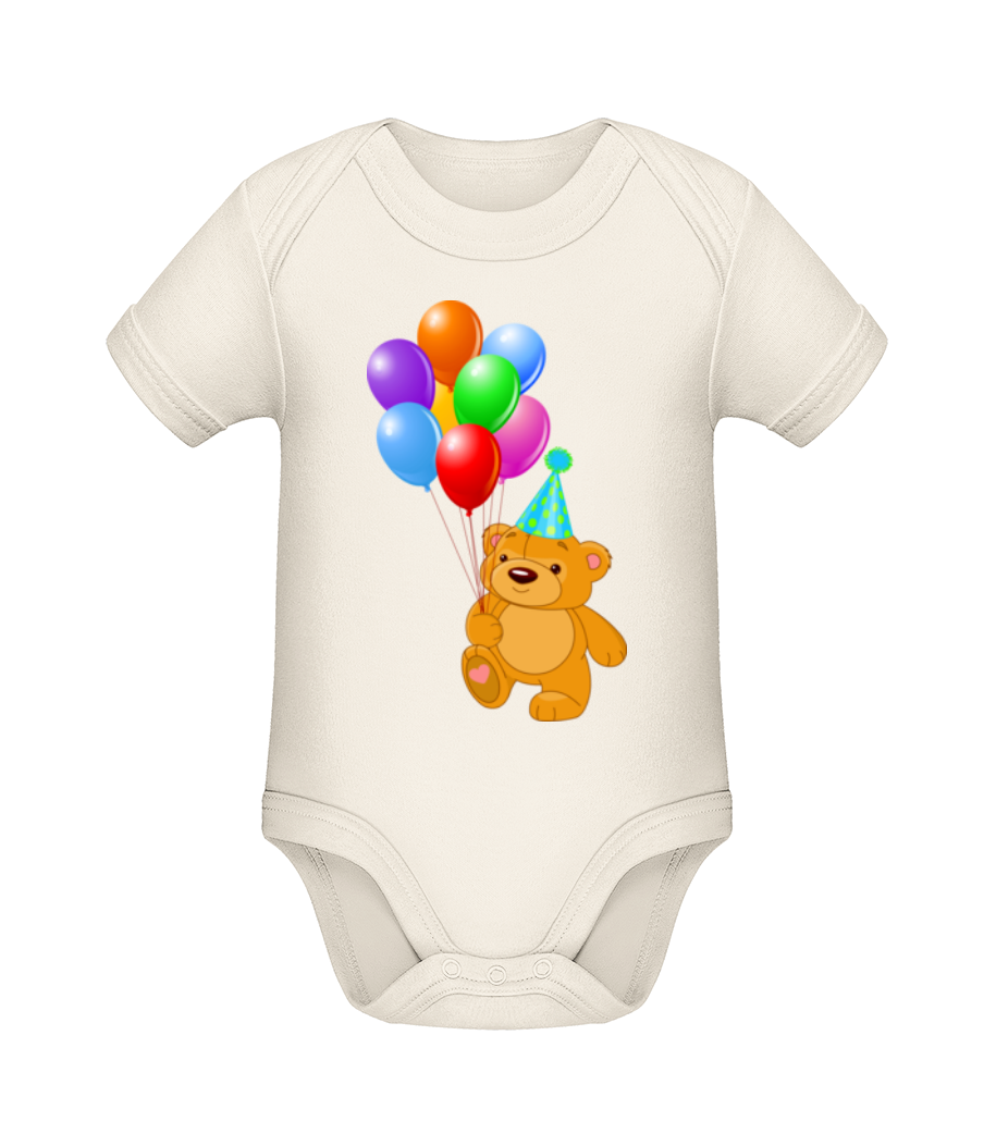 Ours Avec Des Ballons · Body manches courtes bio