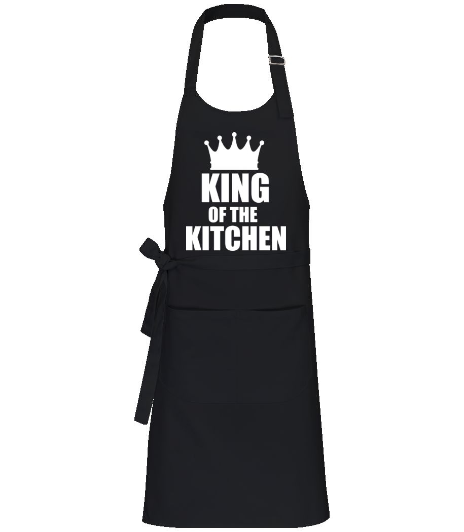 Aperçu: King Of the Kitchen - Tablier professionnel - Noir - Devant