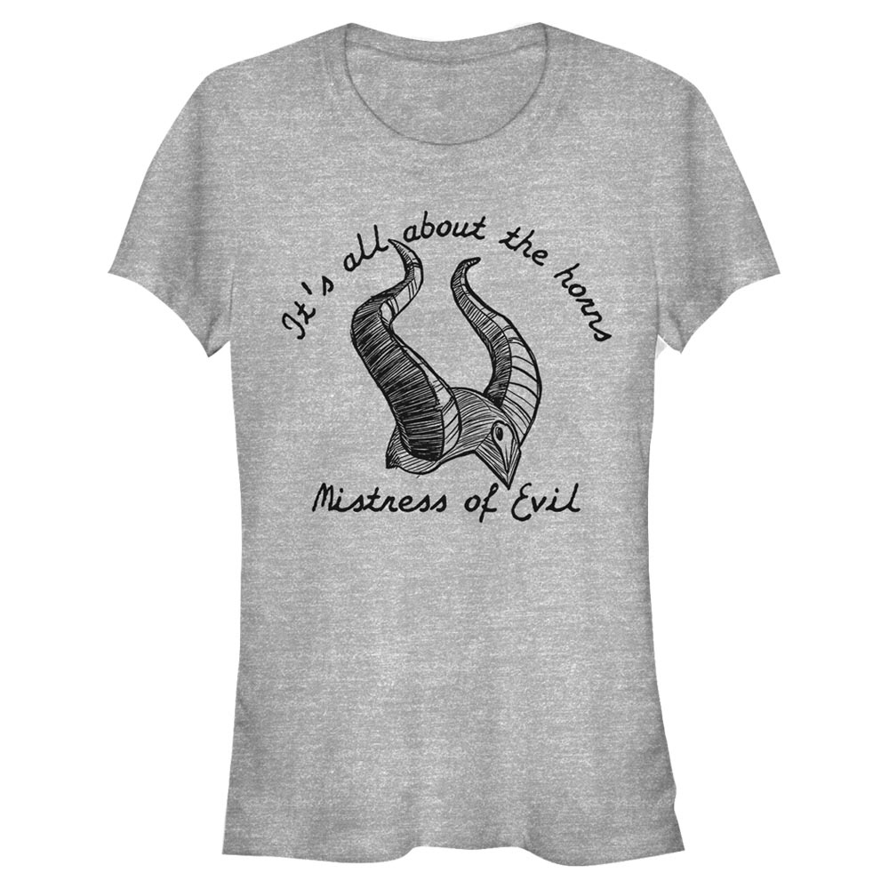 Disney - Maléfique Le Pouvoir du Mal - Symbole Horns Stamp - Femme T-shirt