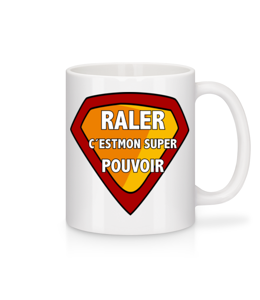 Raler C´Esmon Super Pouvoir · Mug en céramique blanc