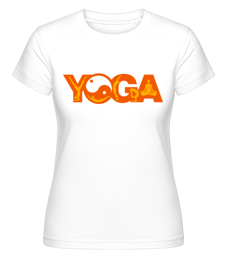 Yoga Sign Orange ·  T-shirt Shirtinator femme