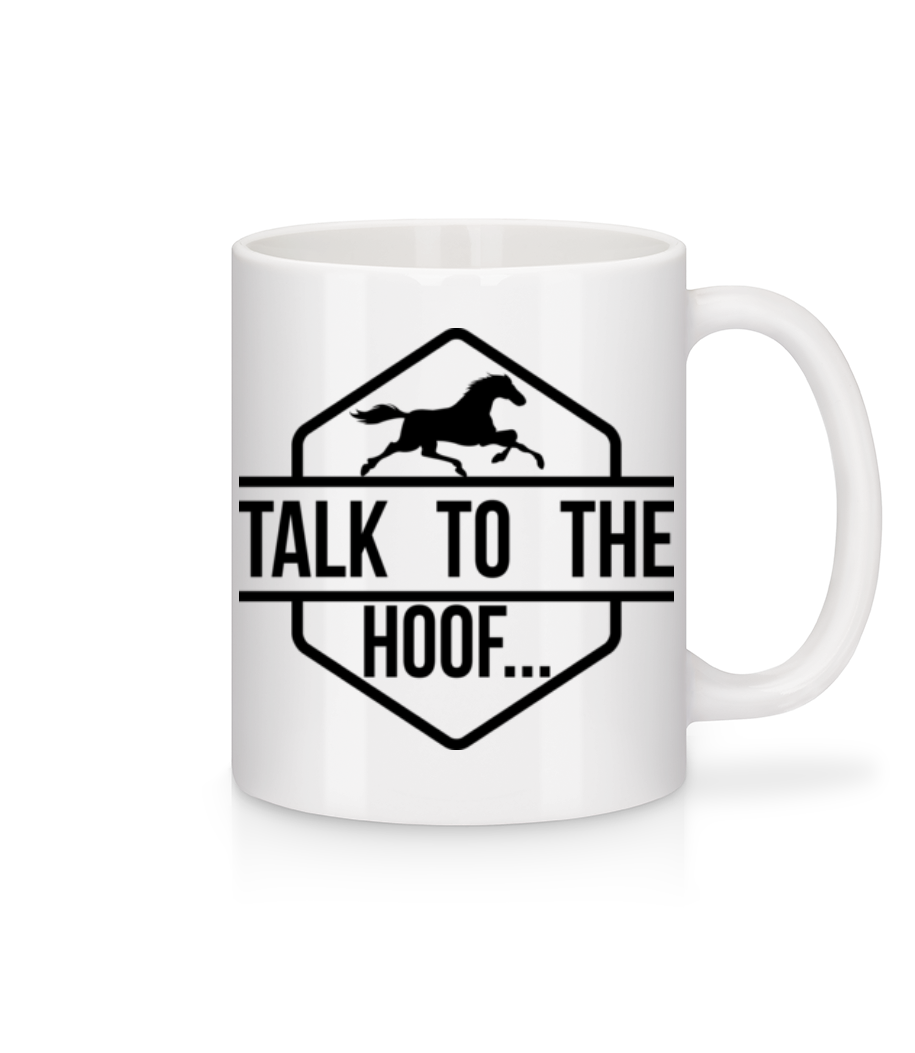 Talk To The Hoof · Mug en céramique blanc