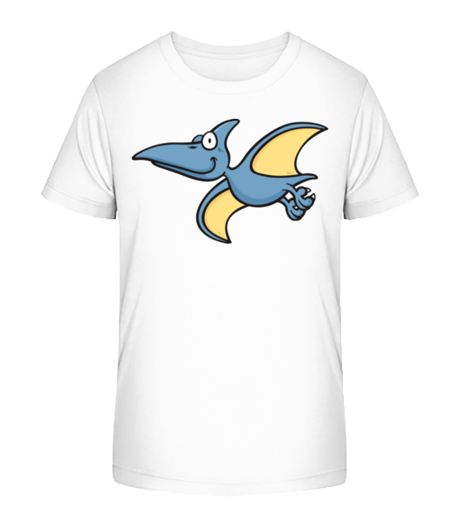Aperçu: Pterosaur Cartoon - T-shirt bio Enfant Stanley Stella 2.0 - Blanc - Devant
