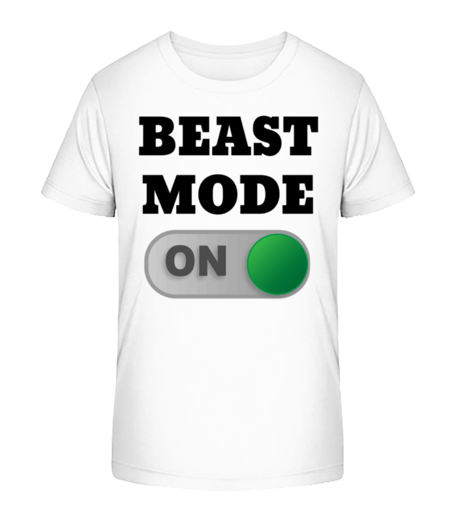 Beast Mode On · T-shirt bio Enfant Stanley Stella 2.0