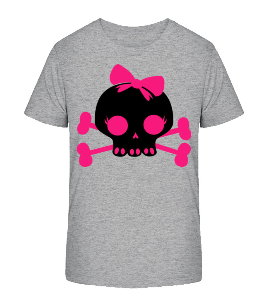 Emo Skull Pink · T-shirt bio Enfant Stanley Stella 2.0