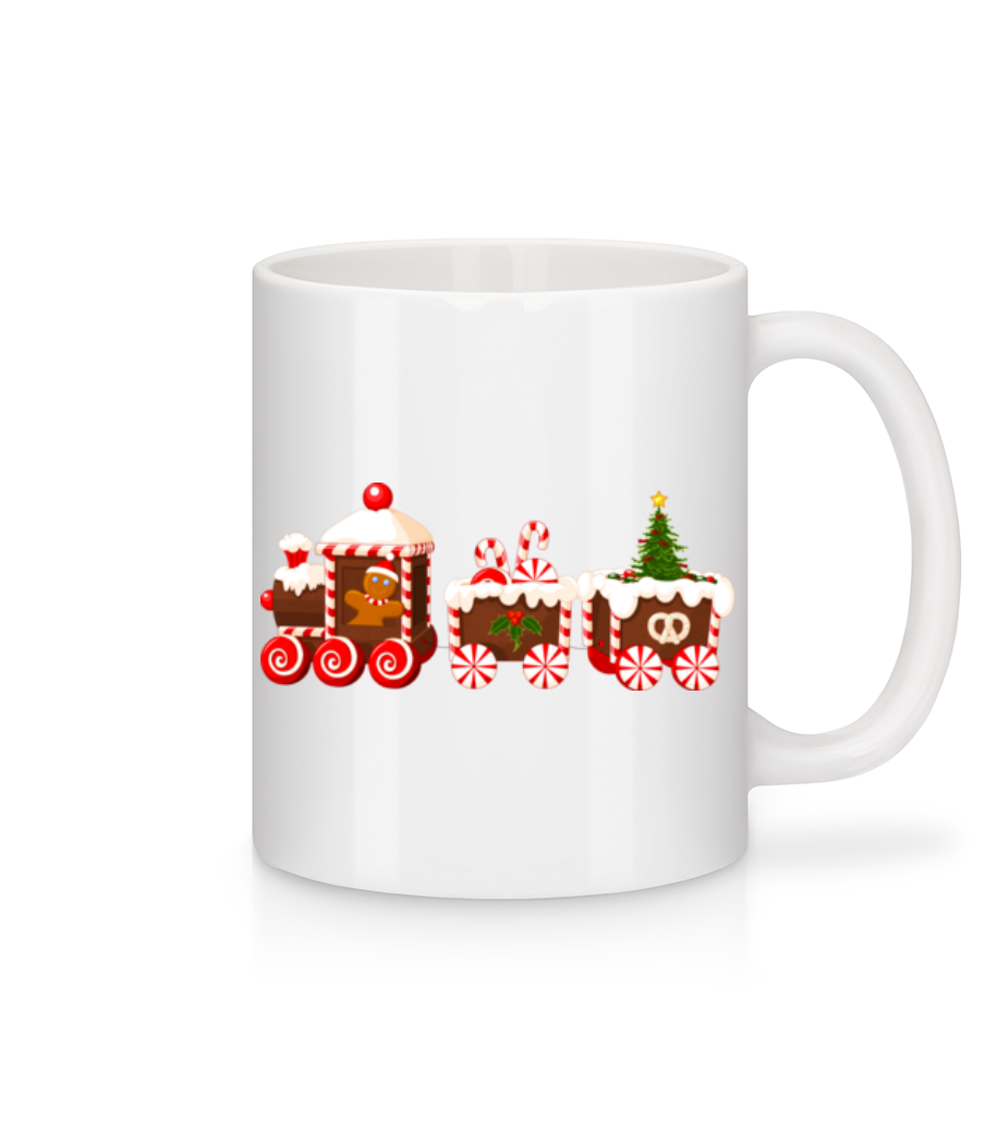 Train De Pain D'Épice · Mug en céramique blanc