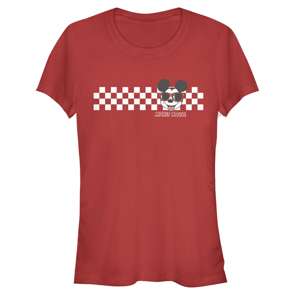 Disney - Mickey Mouse - Mickey Mouse Mickey Checkers - Femme T-shirt