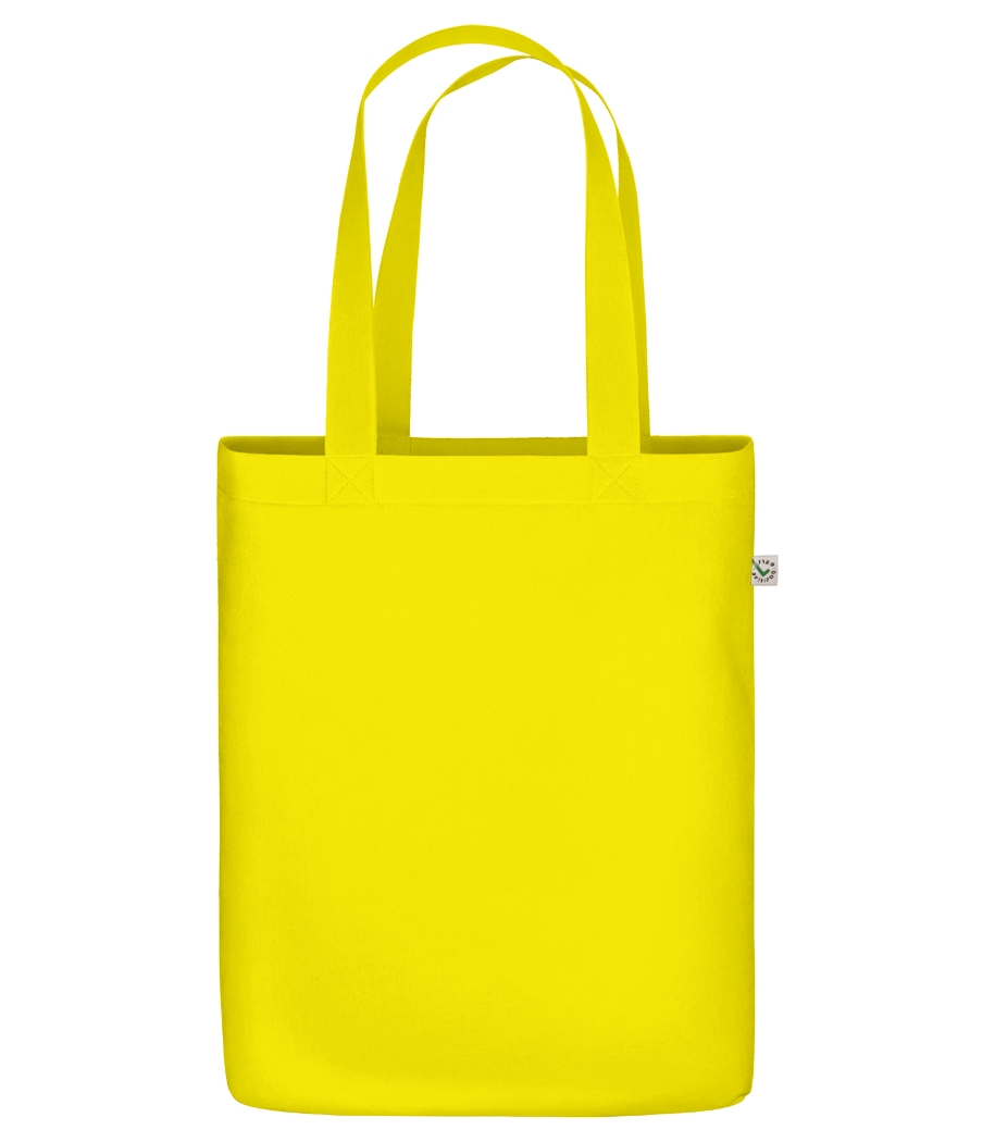 Aperçu: Telle Mère Telle Fille - Sac en toile bio - Jaune - Derrière