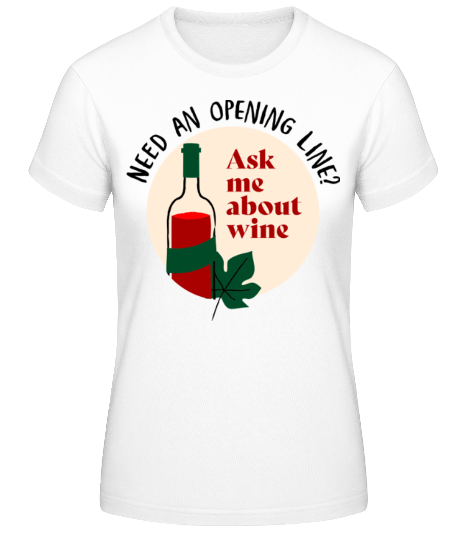 Ask About Wine · T-shirt standard Femme