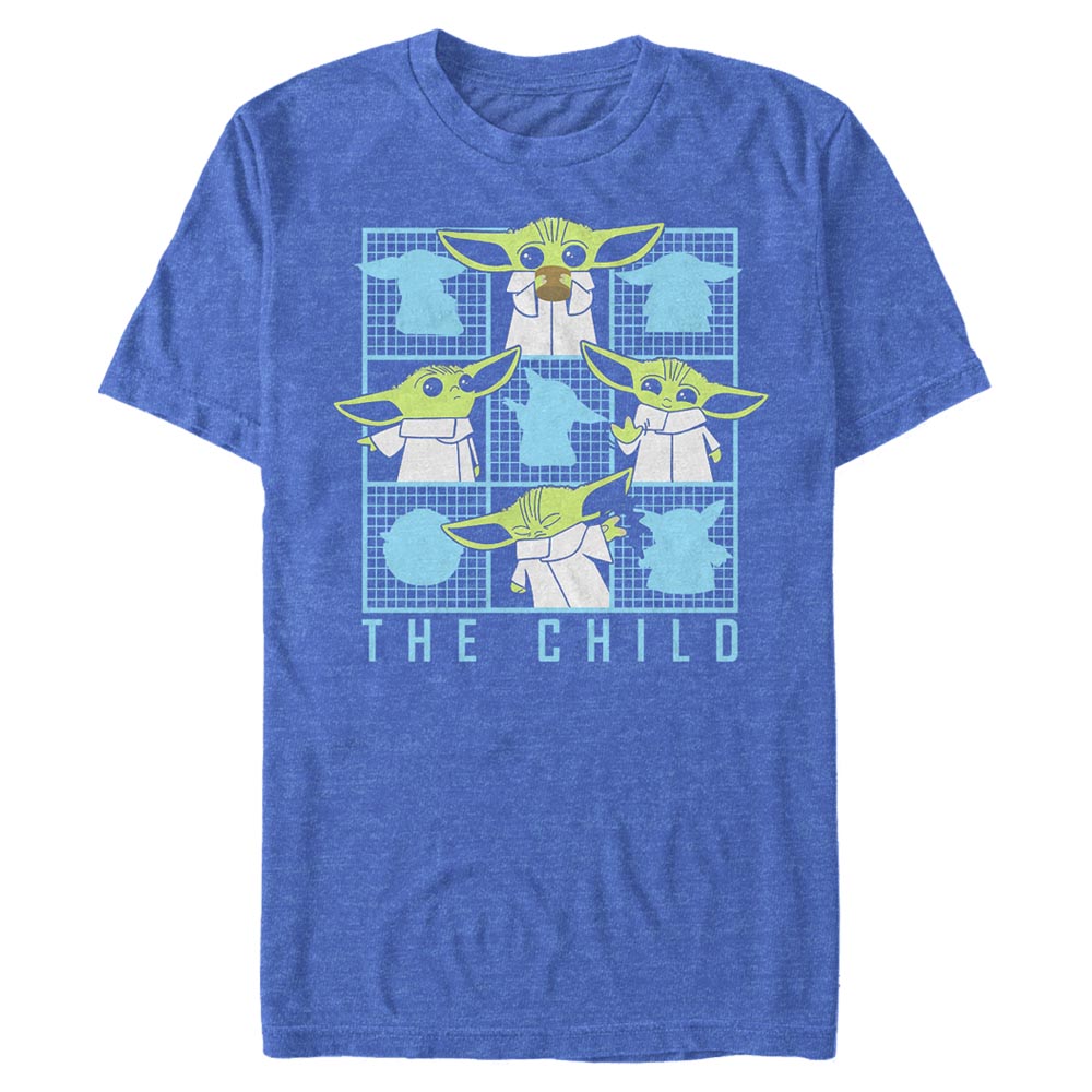 Star Wars - The Mandalorian - Yoda Child Box Grid - Homme T-shirt