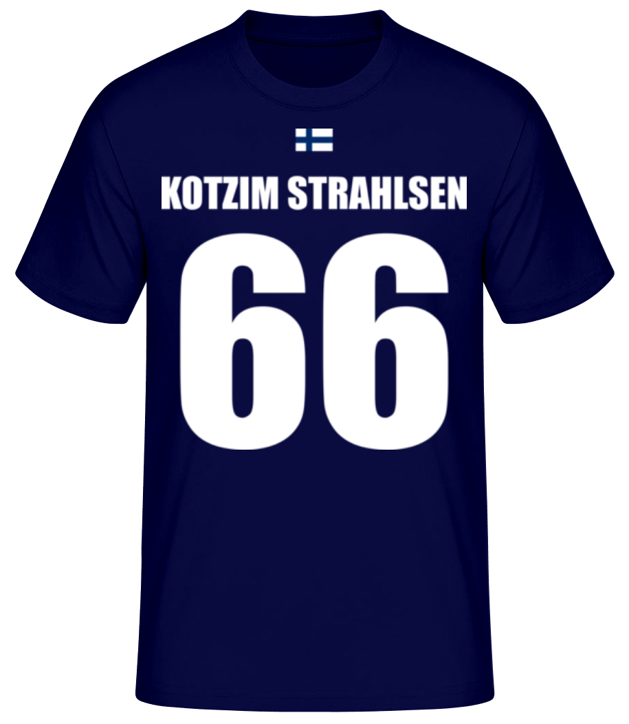 Finnland Fußball Trikot Kotzim Strahlsen · Männer Basic T-Shirt