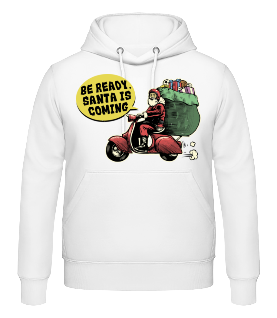 Santa Is Coming · Sweat à capuche Homme